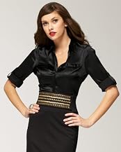 Silky 3/4 Sleeve Tunic Top