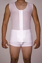 Mens Post Surgical Power Compression Vest and Chest Binder