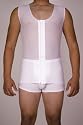 Mens Post Surgical Power Compression Vest and Chest Binder