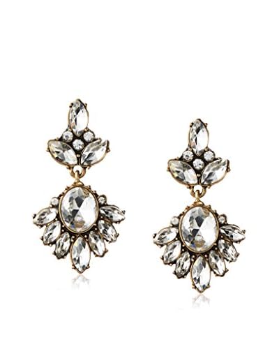 David Aubrey Resin Crystal Statement Earrings