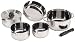 Stansport Premium Quality Stainless Steel 7 piece Deluxe Family Cookset