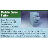 Modular Drawer Cabinet Color: Accent Blue
