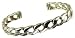 Silver Gents Large Curb Torque Bangle