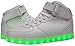 Tokee High Top USB Charging Light Up LED Shoes for Men and Women