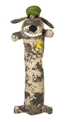 Loofa Dog Support Our Troops 12 Plush Dog Toy