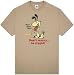 Search : Garfield - Don't Worry, Be Stupid Specialty Products T-Shirt, L - Khaki