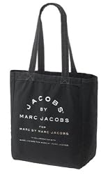 Marc By Marc Jacobs Cotton Jacobs Tote Bag Black