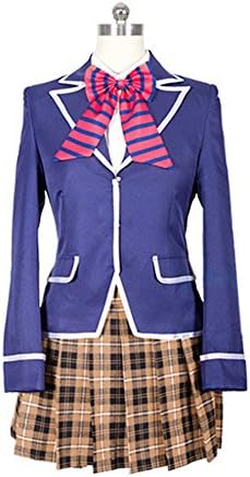 Food Wars! Shokugeki no Soma Nakiri Erina Costumes Uniform Suit, Purple (Female: Small)