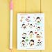 Nakimo 24 Sheets Various Style Diary Planner Decoration Sticker Scrapbooking Craft Sticker