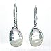 Majorica Baroque White Pearl Earrings title=