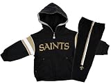 New Orleans Saints Infant Full Zip Hooded Jacket and Pant Set