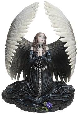 Praying Gothic Dark Angel Statue