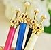 ONOR-Tech Set of 6 Lovely Cute Adorable Crown Design Ballpoint Pen Ball Pen for School, Office, Family use