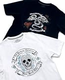 Marc Ecko - Marc Ecko Cut & Sew Maori Skull & Snake Wing T-Shirt
