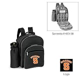 Syracuse Orangemen NCAA Sorrento Insulated Picnic Backpack (Black/Grey)
