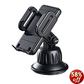 SANWA SUPPLY ゲル吸盤車載ホルダー CAR-HLD5BK