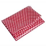 Retro Spotty Wipeable Table Cloth - Red