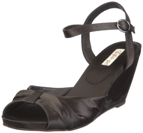 Buffalo London 310-8711 SILK 119715, Damen, Sandalen/Fashion-Sandalen, Schwarz (BLACK 01), EU 39