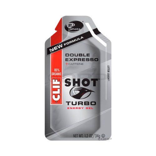 Clif Shot Gel Double Espresso, 24 - 1.2 Ounce packets per box,  28.8 oz.