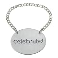 Celebrate Bottle Tag- Pewter