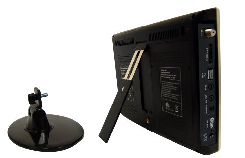 Viore PLCD10V59 10.2-Inch Portable Widescreen LCD TV with Built-In DVD Player, Black image 2
