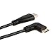 CableCreation Mini HDMI to HDMI Coiled Cable, 5 Feet Coiled 90 Degree Right Angle Mini-HDMI Male to HDMI Male Converter Cable, Support 1080P Full HD, 3D, 1.6M, Black