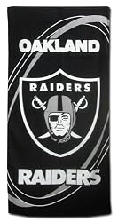 Oakland Raiders Fiber Reactive Pool/Beach/Bath Towel (Team Color)