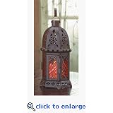 Small Moroccan Style Candle Lantern by The Gift Patch