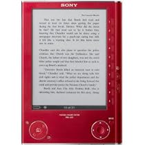 Sony Reader Digital Book PRS-505/RC - Sony Reader Software 6" E Ink - sangria red