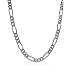 Eve's Addiction 9mm Men's Stainless Steel Figaro Necklace Image