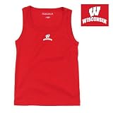 Wisconsin Badgers NCAA Debut Tank Top Shirt For Women (Dark Red)