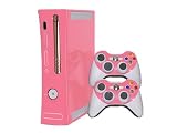 Xbox 360 Skin - NEW - SOFT PINK system skins faceplate decal mod