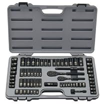 Stanley 92-824 Black Chrome and Laser Etched 69-Piece Socket Set