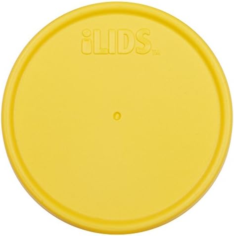 Mason Jar Storage Lid, Regular Mouth, Yellow, Pack of 2