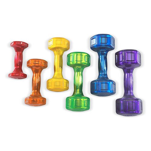 Hampton Jelly Bell Urethane Dumbbells - 5 lb. pair - hjbdkgjfkdh