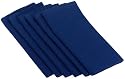DII Everyday Basic Napkin Set of 6, Nautical Blue