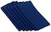 DII Everyday Basic Napkin Set of 6, Nautical Blue