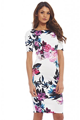 AX Paris Women's Floral Print Midi Dress