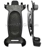 Motorola KRZR K1m Swivel Rotating Belt Clip Cell Phone Holster - Black Hard Plastic Holster Clip