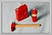Jerry Can, Axe, Fire Extinguisher