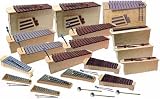 Set of 18 Sonor Orff Instruments (with Rosewood Xylophones & Bass Bars)