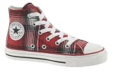 Converse - Converse Chuck Taylor All Star Hi Top Little Kids Ombre Plaid Red/Black/White