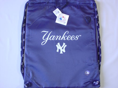 New York Yankees MLB Blue Drawstring / Sling Backpack