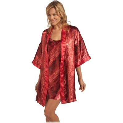 Contessa Di Roma Short Chemise Set with Matching Padded Hanger (Click to see more prints)