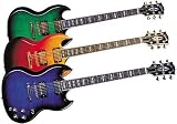Gibson SG Supreme Electric Guitar with '57 Humbuckers, Transparent Black