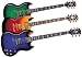 Gibson SG Supreme Electric Guitar with '57 Humbuckers, Transparent Black