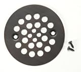 Premier Copper D-415ORB Round Shower Cover Drain, Oil Rubbed