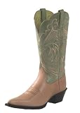 ARIAT Heritage Western Cowboy Boots 8 Womens Sand/Spring Green