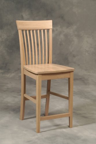 Linon 25-in. Stool with Wood Seat