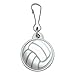 Volleyball Ball Jacket Handbag Purse Luggage Backpack Zipper Pull Charm